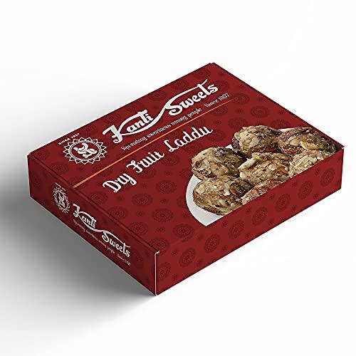 Kanti Sweets Kanti Sweets Dry Fruit Laddu, Made with Dry Fruits, Dry Coconut and Jaggery - 500g (Pack Of 1)