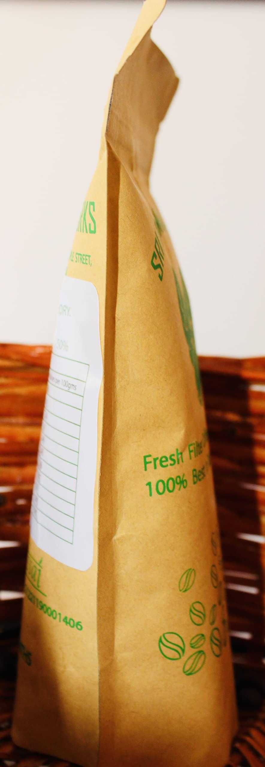 SRI RAMANA COFFEE WORKS SRI RAMANA FILTER COFFEE POWDER (80% Arabica & 20% Chicory) I We Blend for Each One's Taste I Freshly Roasted Arabica Beans Powdered once the order is placed I Not an Instant Coffee Powder