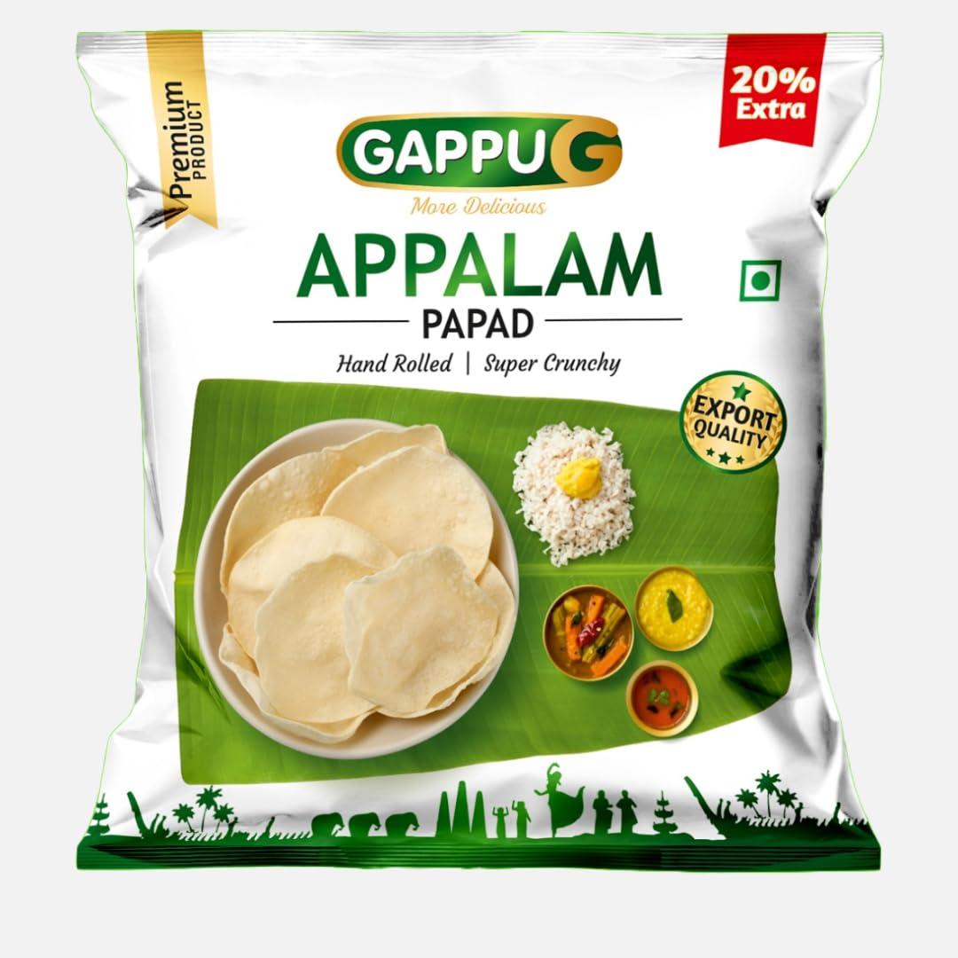 GappuG GappuG Appalam Papad 720 Gms (120 Gms Pack of 6)