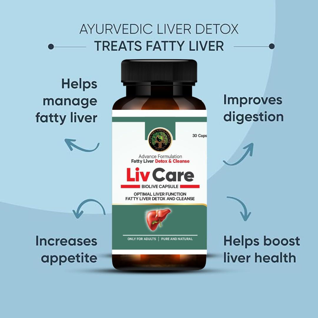 Bansiwala Khadi Gram Udyog Herbal Products jagadhr Liv Care BLOLIVE CAPSULE Plant Based Liver Support Supplement With Milk Thistle, Turmeric, Beetroot, Dandelion | Supports Digestion & Immunity | For Men & Women 30 Veg Capsule