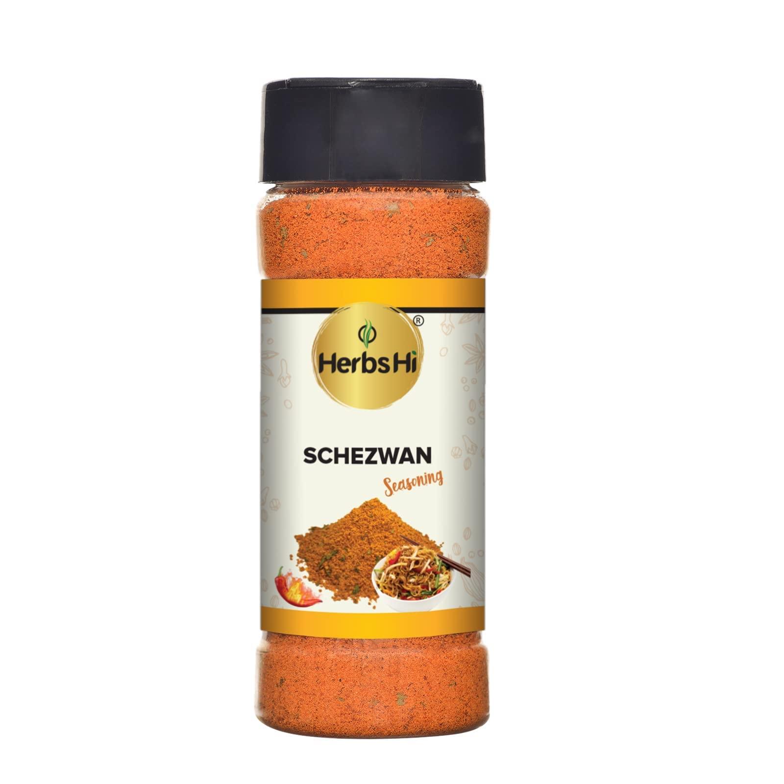 HerbsHi HerbsHi Schezwan Masala Powder for vegetables, stir fries, noodles, fried rice, gravies, eggs, marinades 55 Gm X 1