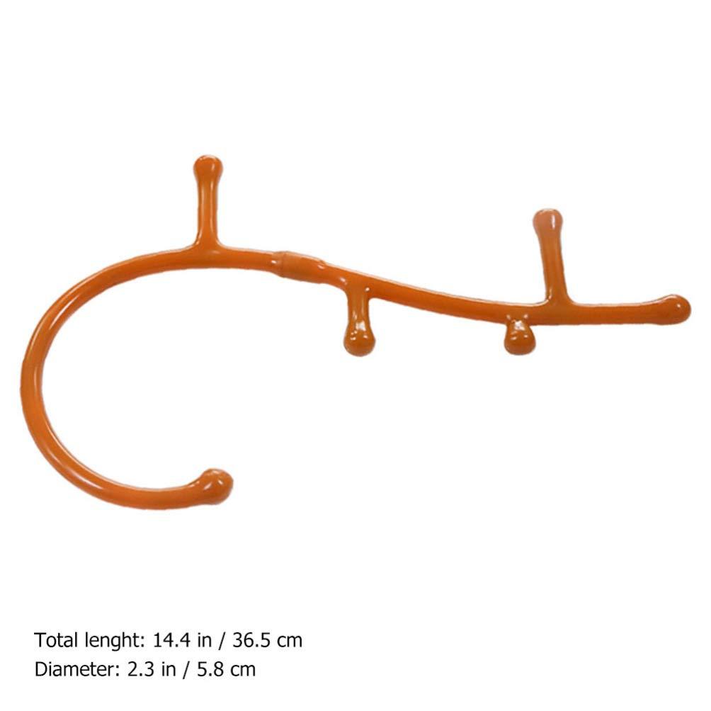FOMIYES FOMIYES Back Hook Massager Back and Neck Massager Tool Personal Handheld Self Massage Hook Trigger Point Deep Tissue Massage Tool