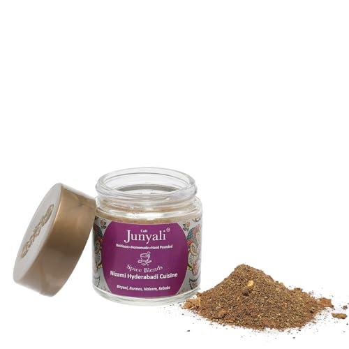 Cafe Junyali Cafe Junyali Nizami Spice Blend - (50g) Homemade Royal Household Spice Blends for Biryani, Kormas, Haleem, Kebabs - Pure Natural Organic & Hand-Pounded