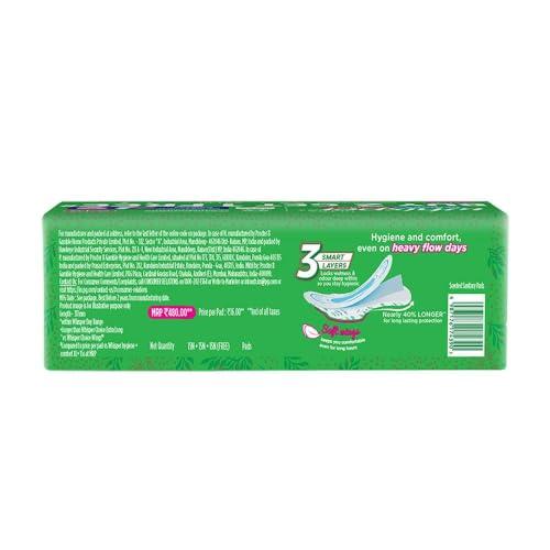 Whisper Whisper Ultra Clean Sanitary Napkins, XL+ 45 Count