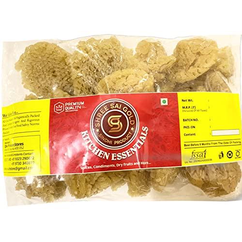 SSG SSG Dried Rice Kachri I Rice Puff Fryums I Chawal Flower Kachri - Pure Indian Homemade Snacks (Ready to Fry/Cook) (Rice Kachri, 400 g (2x200g))