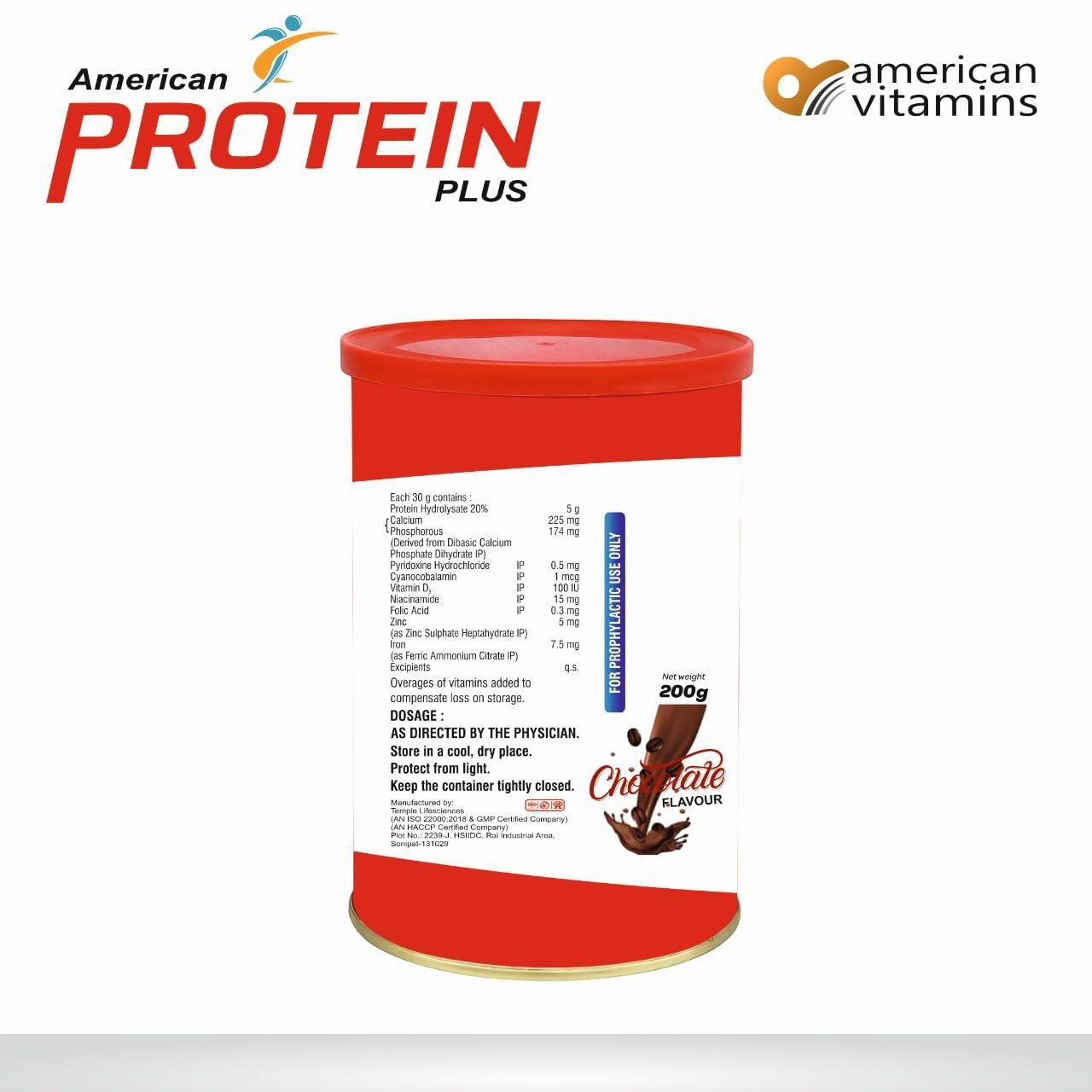 american vitamins American Vitamins 100% Whey Protein Powder (Chocolate) For Muscle Support & Growth and Recovery from Workout (Chocolate)