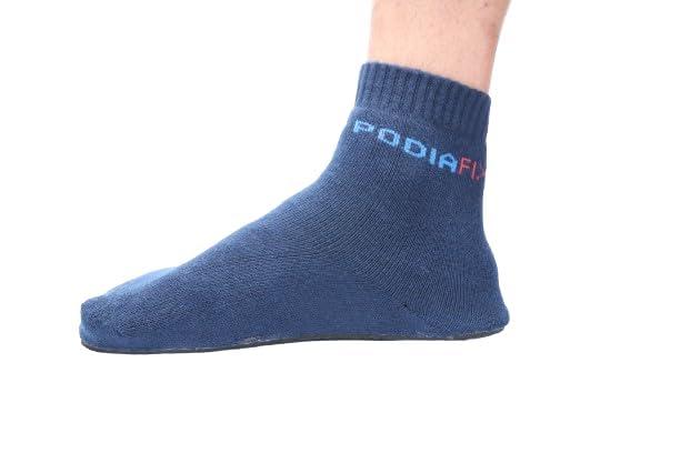 Podiafix PodiaFix Protective Diabetic Temple Socks For Men And Women Grey/Diabetic & Arthritis Socks | Anti-Microbial & Anti-Odour Socks | Ultra-Soft Cushioned Sole/Prevents Injuries & Blisters (Unisex)(L)