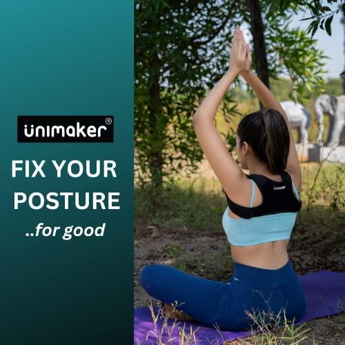 unimaker Unimaker Posture Corrector Clavicle Support Brace - (Free Size) Belt For Men & Women. Body Posture Correction With Adjustable Magnetic Compression Therapy For Spinal/Backbone Lower & Upper Pain Relief