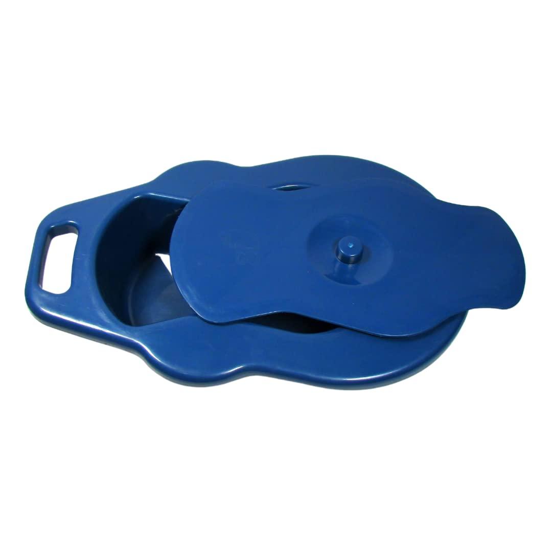 Scientific Indian Scientific Indian I Bed Pan with Lid for Male Female Elderly Patient I Urine Pot Collector I Hospital Grade Polypropylene (WIDE BED PAN + FEMALE URINAL)