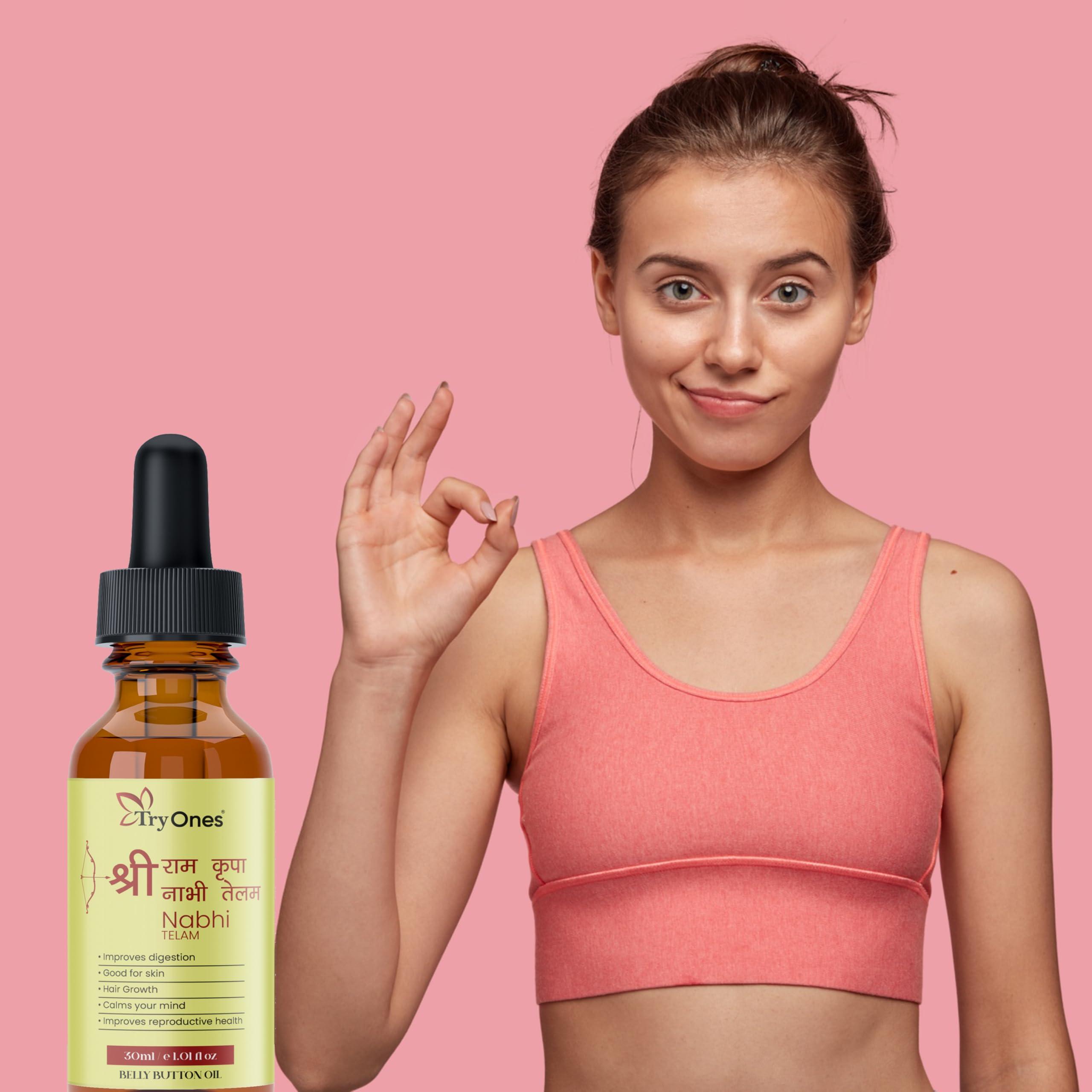 TryOnes TryOnes Nabhi TELAM Ayurvedic Ramban Multi Benefit Nabhi Oil (Pack of 2) (2)