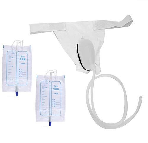 Vinayakart Vinyakart Women Urinary Drainage Bag, Urine bagUrine collector Drainage Bage for Women Wearable with Anti Reflux Valve for Female (2 x 1000 ml)