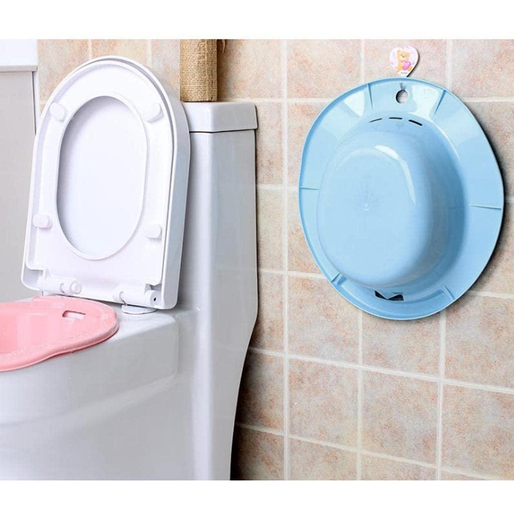 THE STYLE SUTRA Hip Bath Tub Sitz Bath for Toilet Maternity Hemorrhoid Avoid Squatting Pink