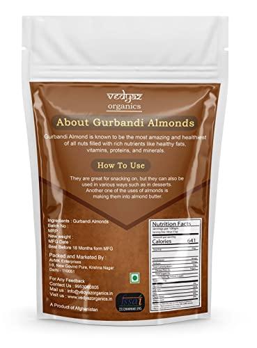 Vedyaz Organics Vedyaz Organics 100% Pure Afghan Gurbandi Badam/Almonds/Choti Giri - 1 KG