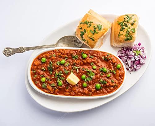 Sankalp Sankalp Delicious & Aromatic Ready to Eat Pav Bhaji |Vegetable Mixture with Spices | Ready in 5 Minutes | No Preservatives | Gluten-Free | 100% Mom Approved - 300G*2 Pack