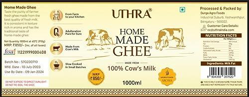 UTHRA UTHRA HOMEMADE PREMIUM GHEE TRADITIONALLY PROCESSED (1L)