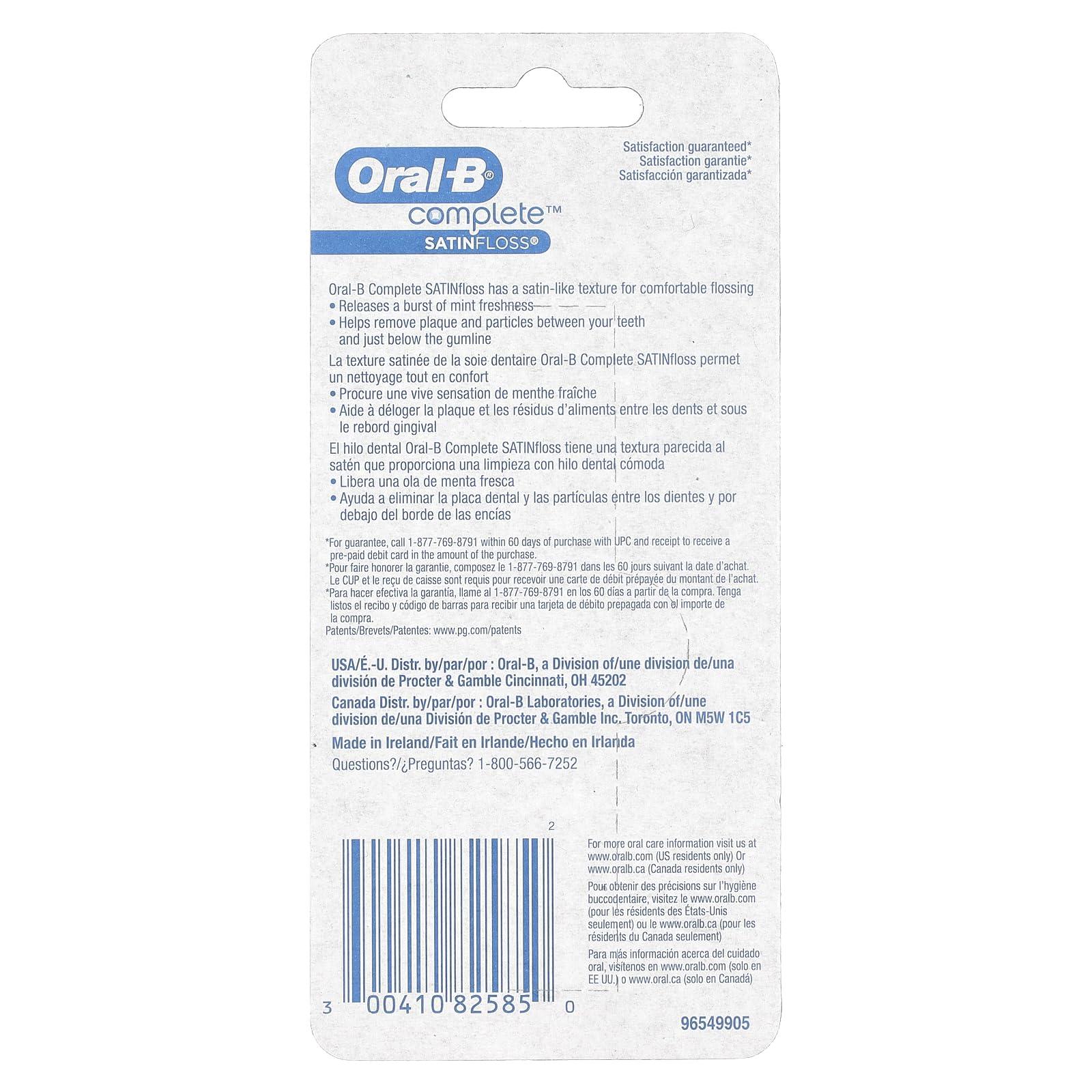 Oral-B Oral-B Satin Floss, Mint 2 units
