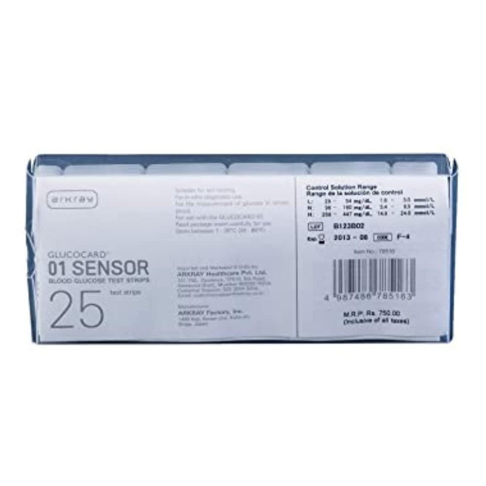 HERD Arkrai Max Glucocard 01 Mini Blood Glucose Monitoring Kit With 25 Strips | Japanese Technology | With Warranty