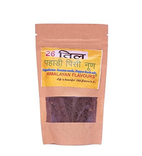 HIMALAYAN FLAVOURS HIMALAYAN FLAVOURS, Organic Himalayan Flavored Salt Handmade On SilBatta - Till (Pack of 5)