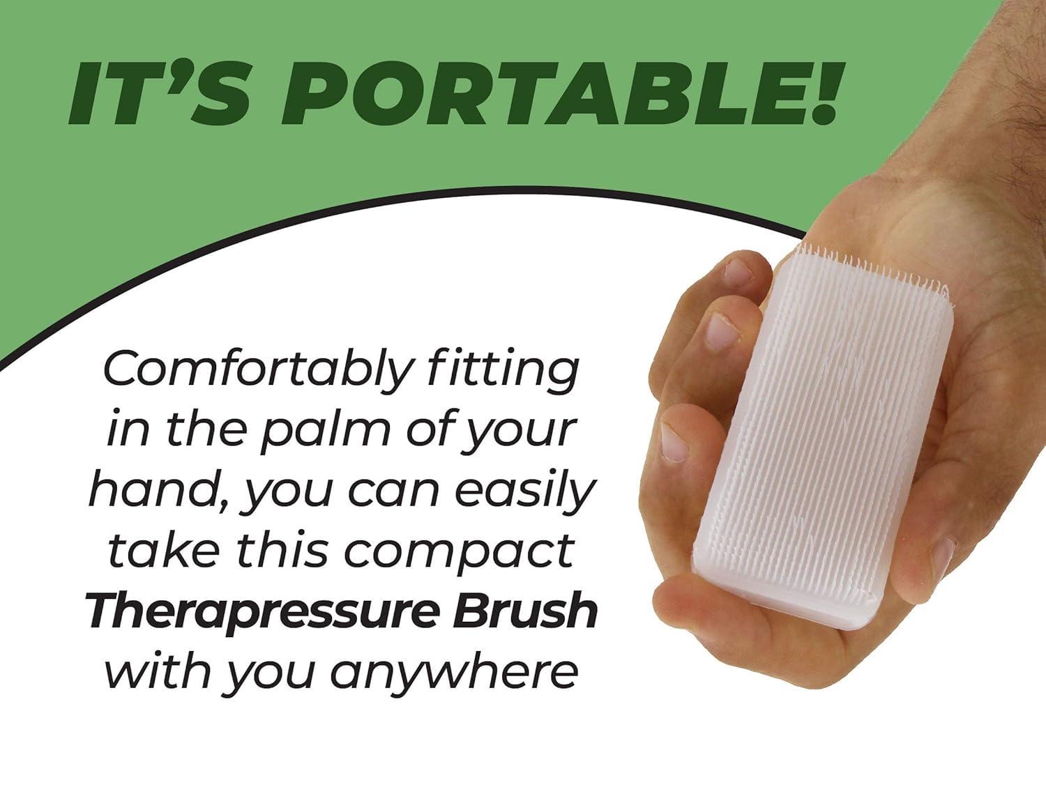 Generic HELP THEM SHINE Therapressure Brush (small size) For Wilbarger Protocol Therapy|Sensory Brush For Occupational Therapy And Stimulating Bristle Brush|Soft And Flexible Brush (Pack of 1)