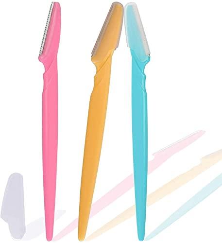 Tifurko Tifurko Face Razor Eyebrow Razor Facial Razor Painless Hair Remover Small Hair Trimmer Multipurpose Shaver Fine Hair Cutter Sharp Edge Razor Skin Friendly for Men & Women(pack of 3)
