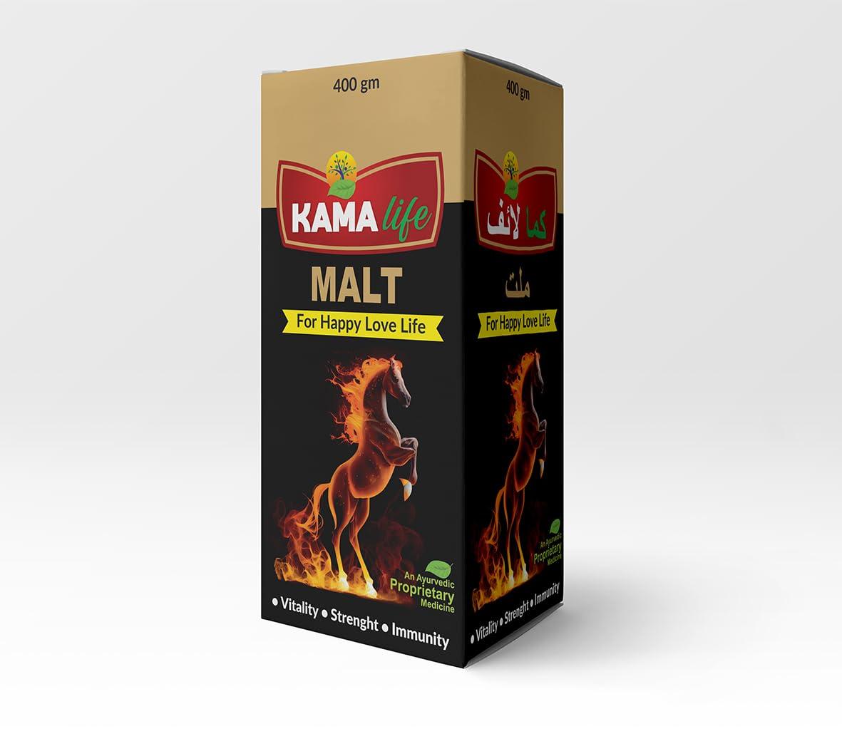 indo himaliyan herbs inc. Kama Life Malt For Happy Love Life 400gm (Pack Of 2)
