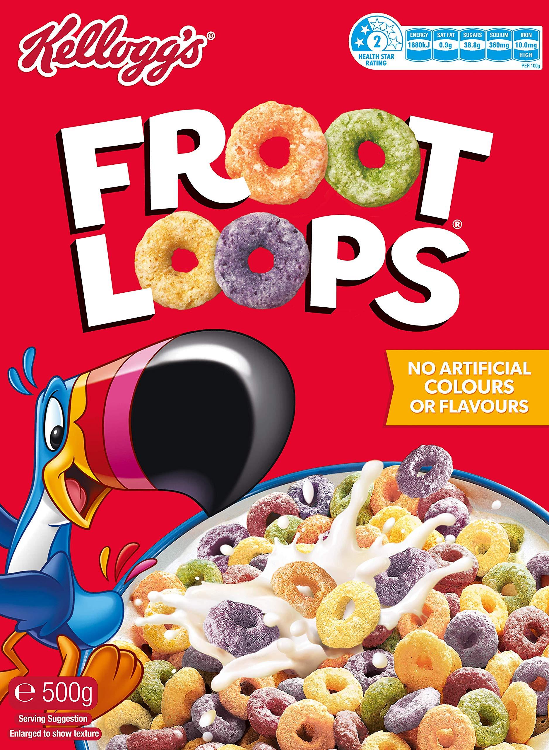 Kellogg's Kellogg's Froot Loops, 500 g