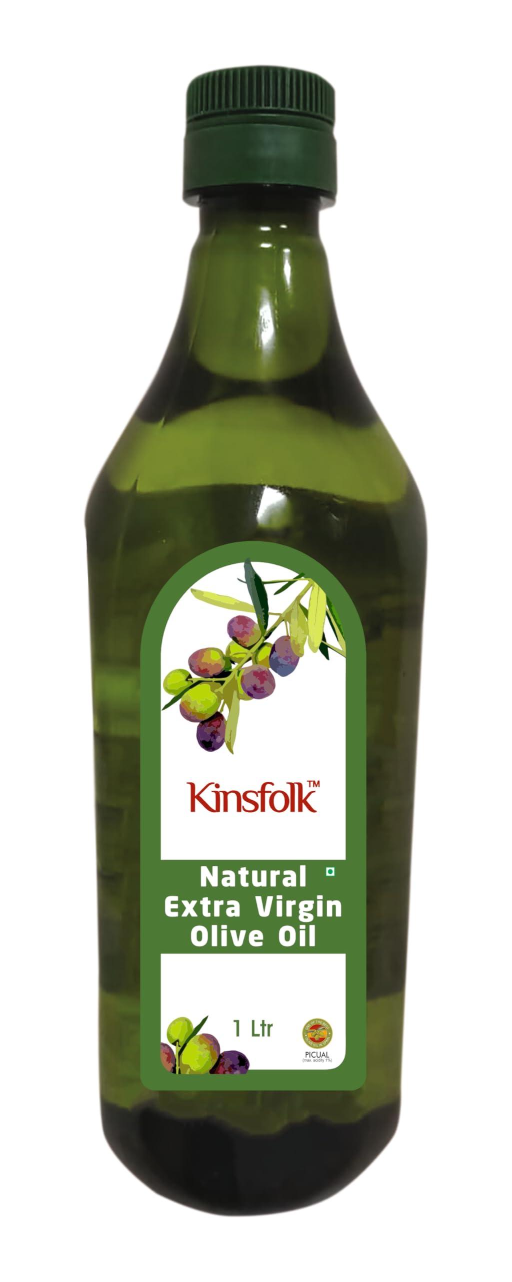 Kinsfolk Kinsfolk Organic Extra Virgin Olive Oil ((IMPORTED Oil From Spain)) - 1 Ltr