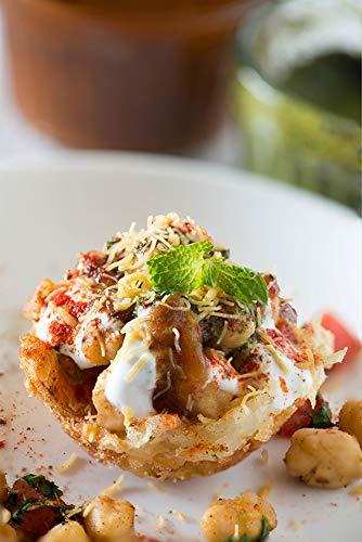 GODKA Godka Basket chat Puri/Delhi Chat Puri/Katori Chaat Puri for Festival & Special Occasions Snacks,60 Pcs(30 Pcs x 2)