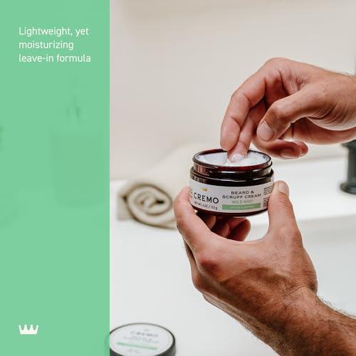 Cremo Cremo Beard & Scruff Cream, Astonishingly Superior, Best for all Lengths of Facial Hair, 4 oz Can