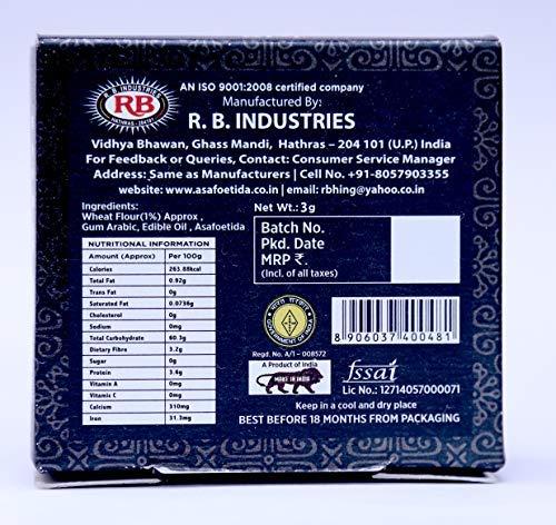 TOTA Tota Gold 100% Pure Hing Crystals - 14gm | Gluten Free Inguva Powder - Tazaki Asfotedia Whole - Combo Pack of 2 () Heeng Pure