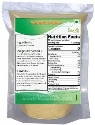 SAARA Saara HERBAL FRESH Parangi Sakkai Powder,25g,Chaina root,Chobchini, Madusnuhi, Flying chuck, Chekka powder,(pack of 2 x 25g)