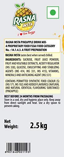 Rasna Fruit Plus 2.5kg Pineapple (Pack of 1)