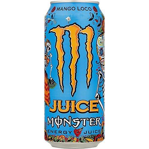 Monster Monster Energy Mango Loco 500ml Can , (Pack of 8 Cans X 500ml each )