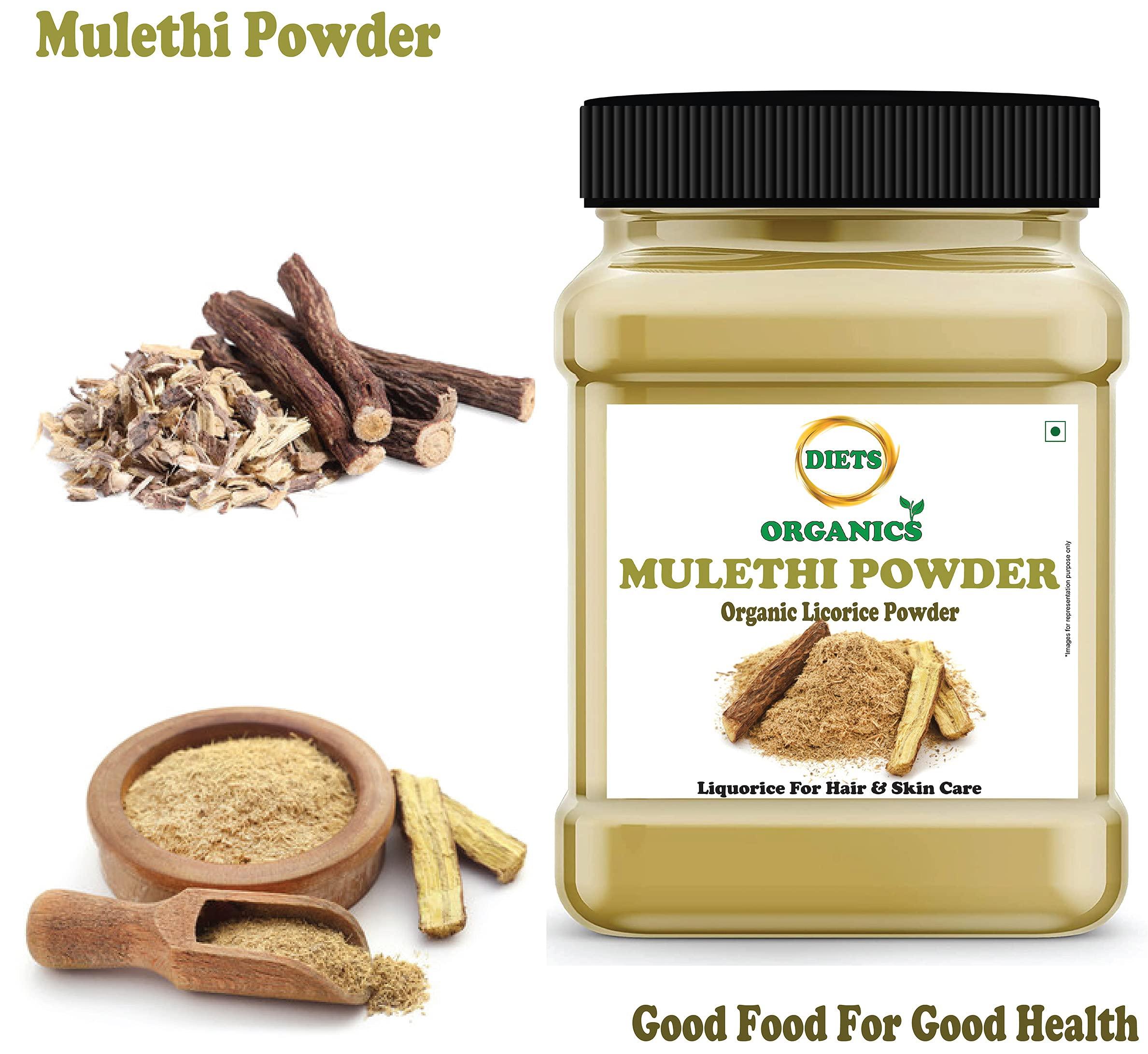 DIETS ORGANICS DIETS ORGANICS Mulethi powder for face, skin, hair care (licorice powder)-250G