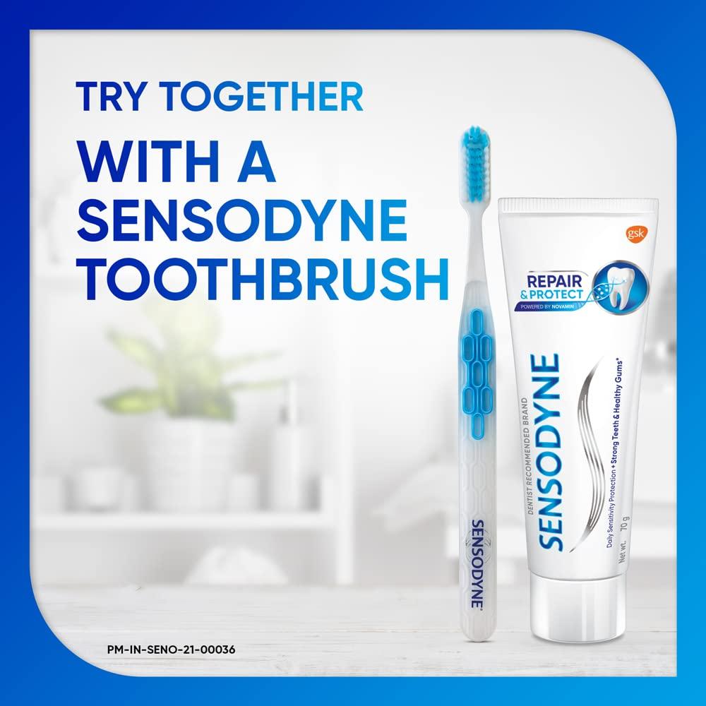 Sensodyne Sensodyne Repair & Protect - 100g | Toothpaste for deep repair of sensitive teeth (Pack of 2)