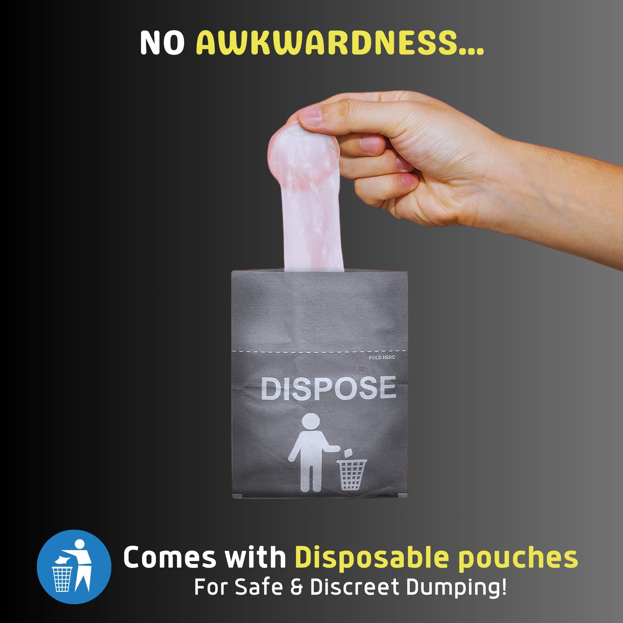 EROSURE Erosure Extra Dotted Condoms 30 Units | Chocolate Flavor | Vegan-Friendly Lubricated Premium Latex With Disposable Bags (Chocolate)