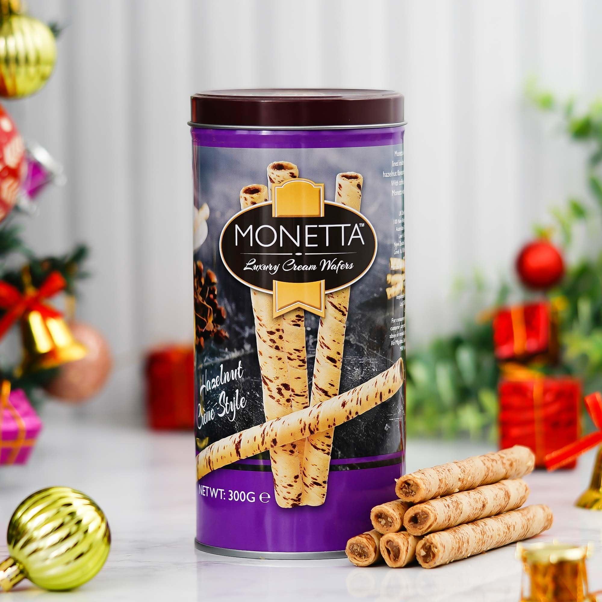 MONETTA Monetta Hazelnut Wafer Sticks 300 gm