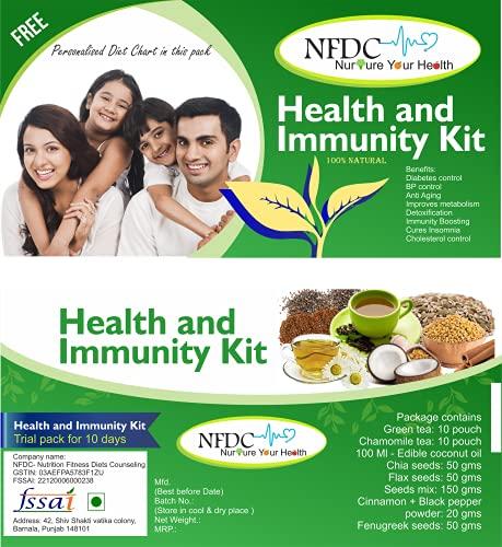NFDC NFDC *Health and Immunity Kit* *Healthy superfoods for whole family along with FREE Personalized Diet Plan*(10 Day trial Pack)