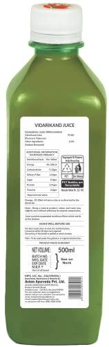 JEEVAN RAS Jeevan Ras Vidarikand Juice | Breast Feeding Supplement | Helps to Increase Breast Milk Supply | Enriched with Vidarikand Herbs | 500mL