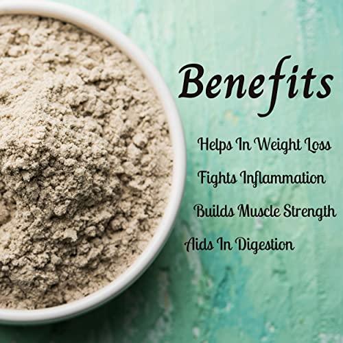 SAPPHIRE FOODS SAPPHIRE FOODS Organic Bajari Flour | Pearl Millet, Sajjalu, Kambu Flour | Bajri Atta | Vegan | Gluten Free | No Preservatives | ZipLock Packed (500g)