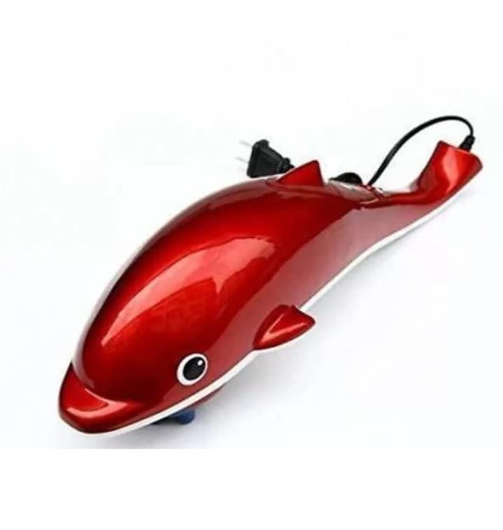 Fish massager Dolphin Fish Handheld Massager Machine with Vibration, Magnetic, Far Infrared Therapy to Aid in Pain and Stress Relief For Men and Women big size power source from directly to Plug in