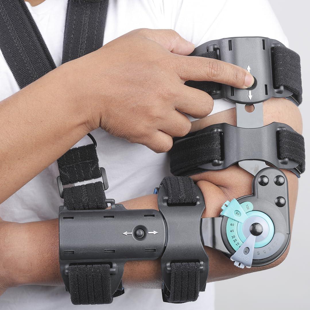 Dyna Dyna ROM Elbow Brace-Universal Size-Range of Motion Elbow Support (Right)