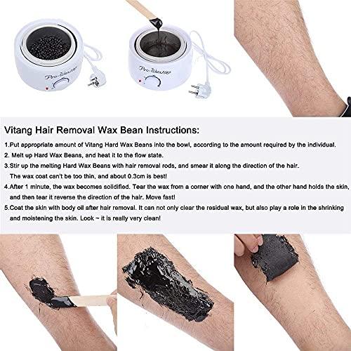 MeeTo MeeTo Bean Wax For Men And Women, Hard Wax Beans for Painless Hair Removal, Brazilian Waxing for Face, Eyebrow, Back, Chest, Bikini Areas, Legs At Home (500Gm)