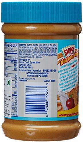 SKIPPY Skippy Reduced Fat Creamy Peanut Butter, 462g