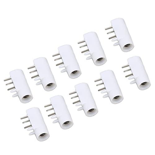 Nunafey Electrode Machine Socket, Potable 2.35 Safety 10pcs Small Size TENS Machine Socket for Home Salon Use
