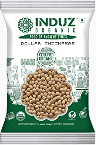 INDUZ ORGANIC Induz Organic Kabuli Chana / White Chana / Chole (Pack of 1) - 500g - Organic Healthy Chana