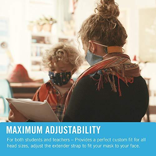 VELCRO Brand VELCRO Brand Face Mask Extender Straps 4pk Multi-Color, 12 x 1 Comfortable and Adjustable Ear Savers, VEL-30086-USA