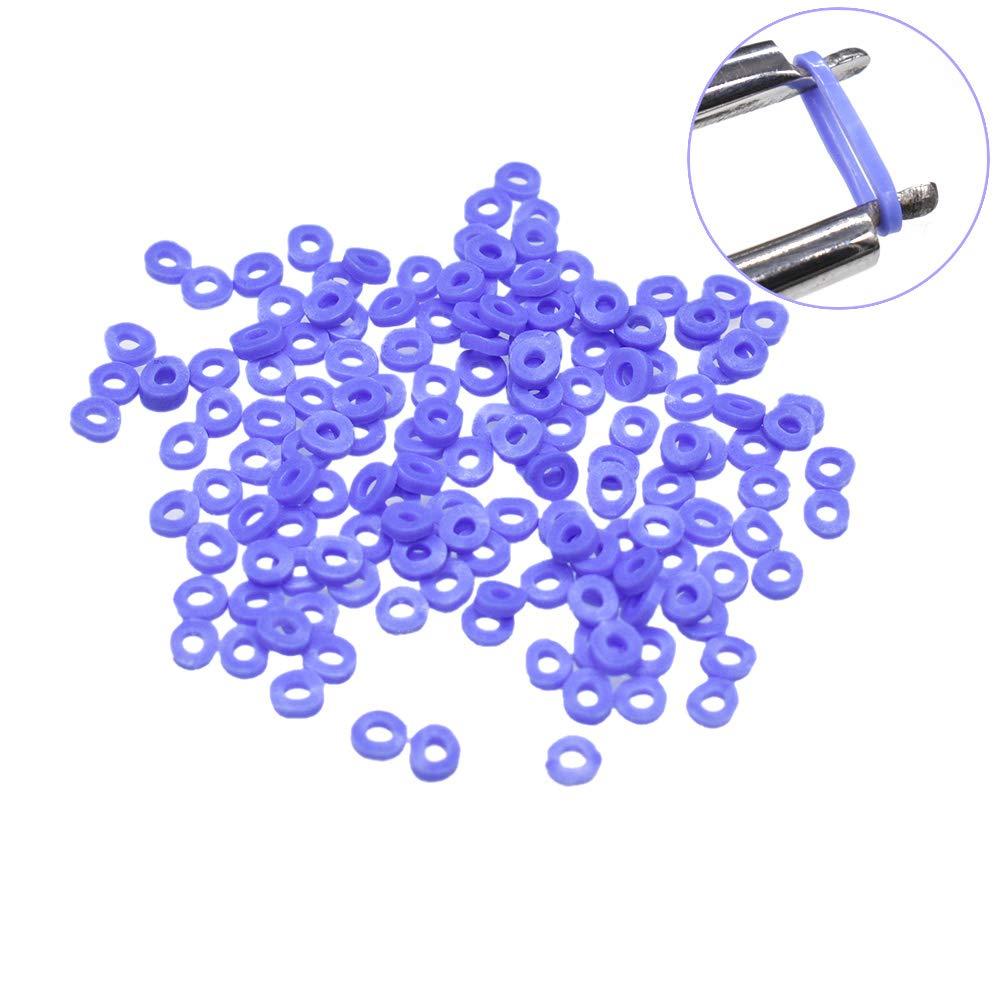 Angzhili 1000pcs/bag Dental Orthodontic Separator Bulk Pack Elastic Orthodontic Separate Ties