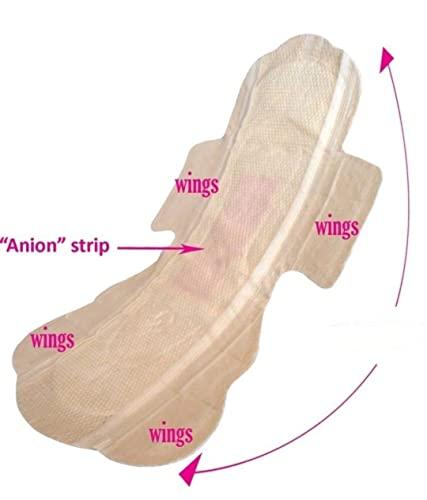 SRJB INTERNATIONAL Combo of 3- Bamboo Fiber 100% Natural Organic XL Size Sanitary Napkins- Chemical & Rash Free Sanitary Pads With No Plastic Mix