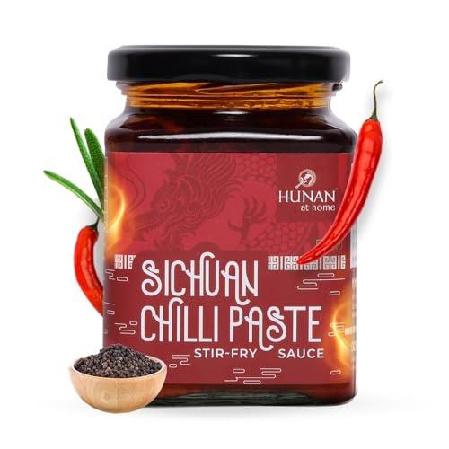 Hunan at Home HUNAN AT HOME Schezwan, Sichuan, Szechuan 250 Gm Hunan Stir Fry Sauce, No Msg, No Artificial Items, Chinese Cooking, 100% Vegetarian, Enhances All Dishes And Increases Depth In Flavour